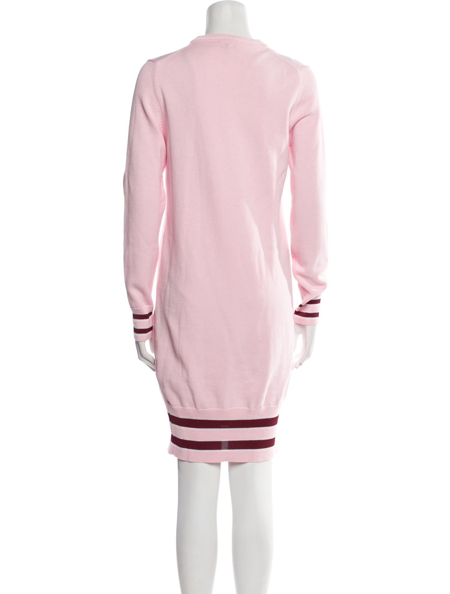 Kenzo Mock Neck Knee-Length Dress